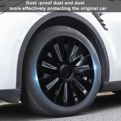 Suitable For Tesla Wheel Cover Model Y Wheel Cover All Inclusive Protective Ring 19 Inch