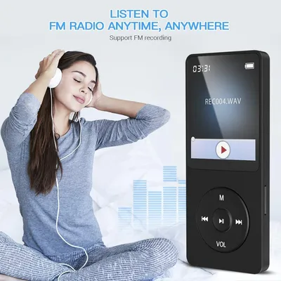 MP3 Player Built-in Speaker Portable Music Player Bluetooth-Compatible5.4 Music Stereo Player