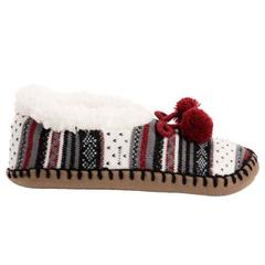 Muk Luks Women's Classic Ballerina Slippers - Pink/Neutral S/M