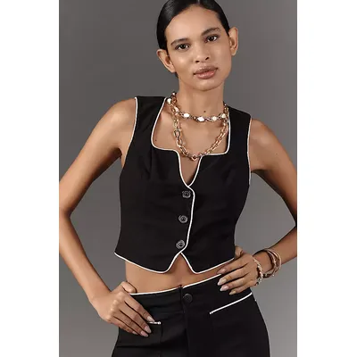 Maeve Western Piped Vest