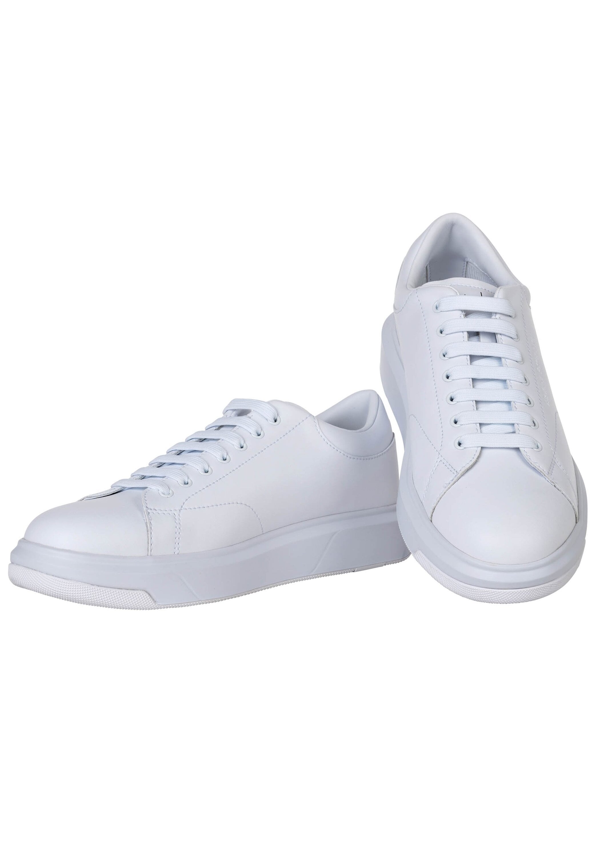 Sneaker ARMANI EXCHANGE "Sneaker", Herren, Gr. 43, weiß, Obermaterial: 100% Rindsleder Leather cow. Futter: 100% Textilmaterial TEXMAT. 100% Gummi rubber., Schuhe Sneaker