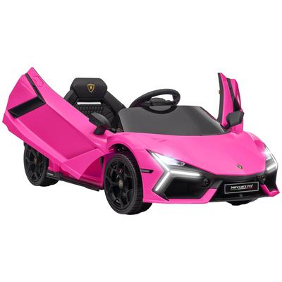 Lamborghini Revuelto Licensed 12V Kids Ride-On Electric Car with Hydraulic Doors, Remote Control, Lights, and Music