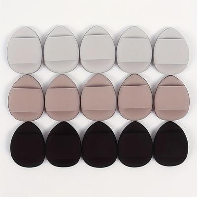 TEMU 15/30/60pcs Finger Puff. Includes Powder Puff, -free Sponge And Makeup Puff, For Liquid Foundation, Foundation, Concealer. Suitable For Types Image