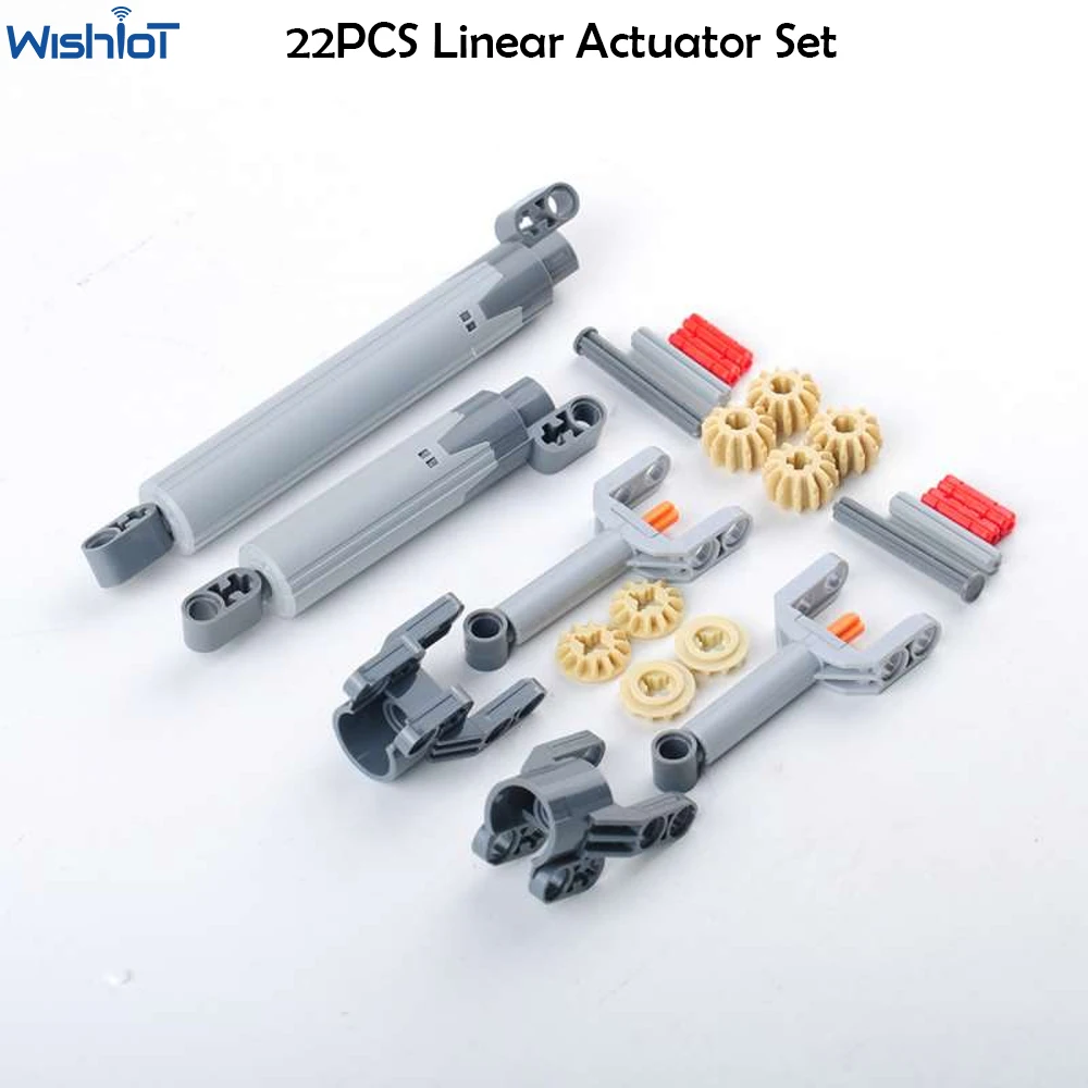 22 Stück Linear antrieb Kit technische Zahnräder große Putter Schubstange Achs stift verbinder 40918 92693 61927 61904 Moc pneumatische Teile