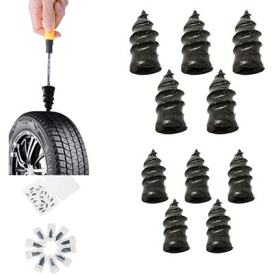 Jusch - Gumminägel, Gumminägel für Reifen, Autoreifennägel, Vakuum-Reifenreparaturnägel,