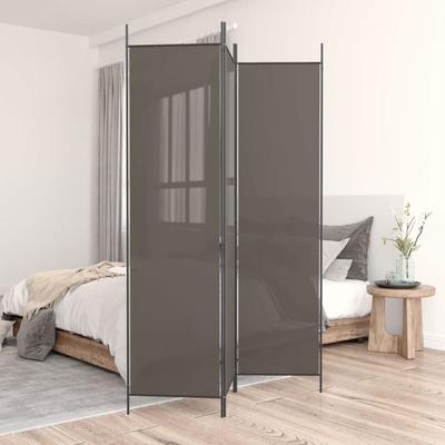 Vidaxl - 3-tlg. Paravent Anthrazit 150x200 cm Stoff 58298 Image