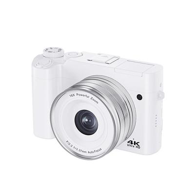 4K UHD Digital Camera 64MP Dual Cameras Auto Focus Selfie Vlogging with Bright Flash 16X Zoom Compact Travel Digicam Point and Shoot