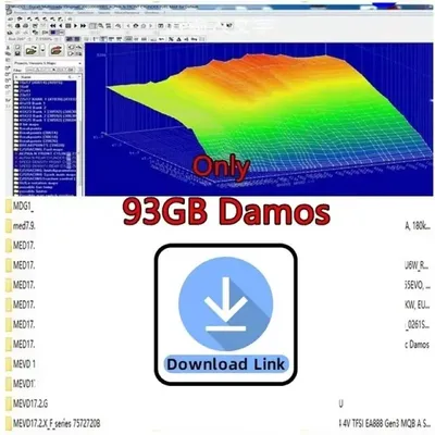 93GB WINOLS DAMOS BIG PACK (NEW) 2020-2021-2022 | Chip Tuning OLS + Mappacks - Total Size 93 GB - 93