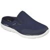 Clog SKECHERS "SUMMITS", Herren, Gr. 45, blau (navy), Textil, sportlich, Schuhe Sommerschuh, Sommerschuh, Schlappen, Urlaub, im sportiven Look