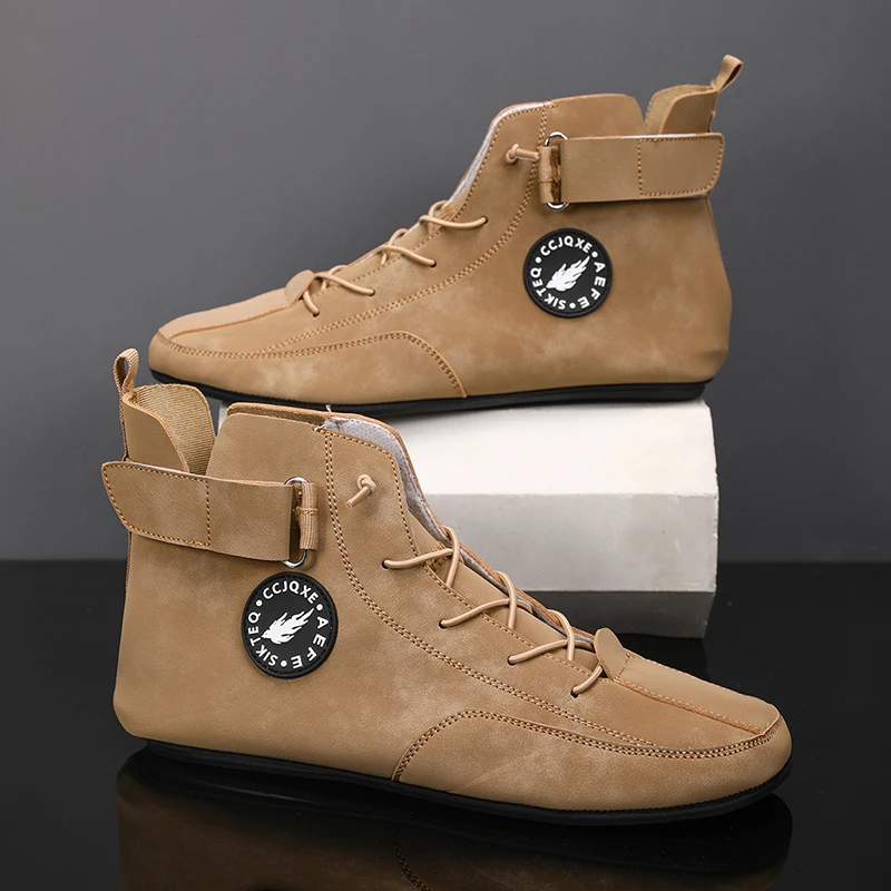 Herrenschuhe, rutschfeste Wanderschuhe, bequeme, dünne Unterseite, Schnür-Freizeitschuhe für Männer, Arbeit, Büro, Fahrschuhe, Herrenschuhe