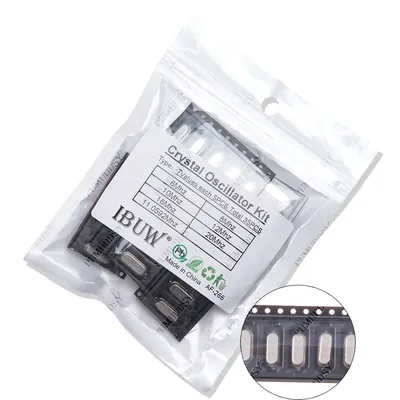 7 arten * 5PCS = 35PCS 49S-SMD SMD Kristalle 6Mhz 8Mhz 10Mhz 12Mhz 16Mhz 20Mhz 11,0592Mhz Mhz 49SMD Image