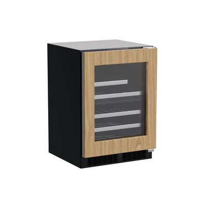Marvel MPBD424-IG31A 24 In Dual Zone Wine-Bev - Panel Ready - Glass Door - Lock - Reversible Door