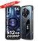 Doogee V40 Pro 5g Telefono robusto 6.78" 120 Hz 16Gb + 512Gb Telefono da gioco Dimensity 7300 200Mp Ai Camera 8680Mah Android 14 Telefoni NFC