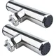 (2 pezzi) Accessori per barche Supporti per canne da pesca Supporto per binario, Morsetto per supporto per asta in acciaio inossidabile su binario da 7/8" - 1", per barca marina