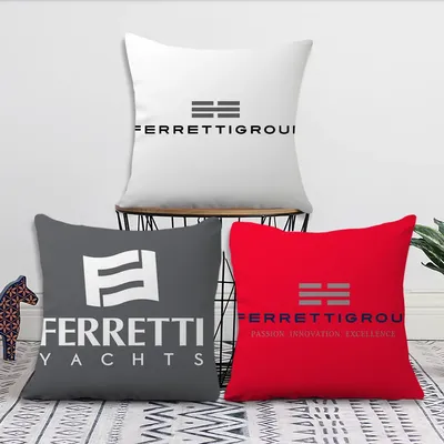 Group F-FerrettiS Design Trend Kissenbezug, kurz, Plüsch-Samt, rechteckige Hüllen, Raumdekoration, Image