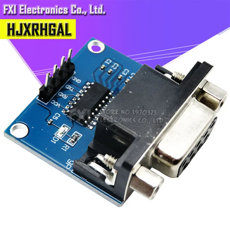 5 stücke max3232 rs232 zu ttl serielle Schnitts telle Konverter modul db9 Stecker max232 neu Image