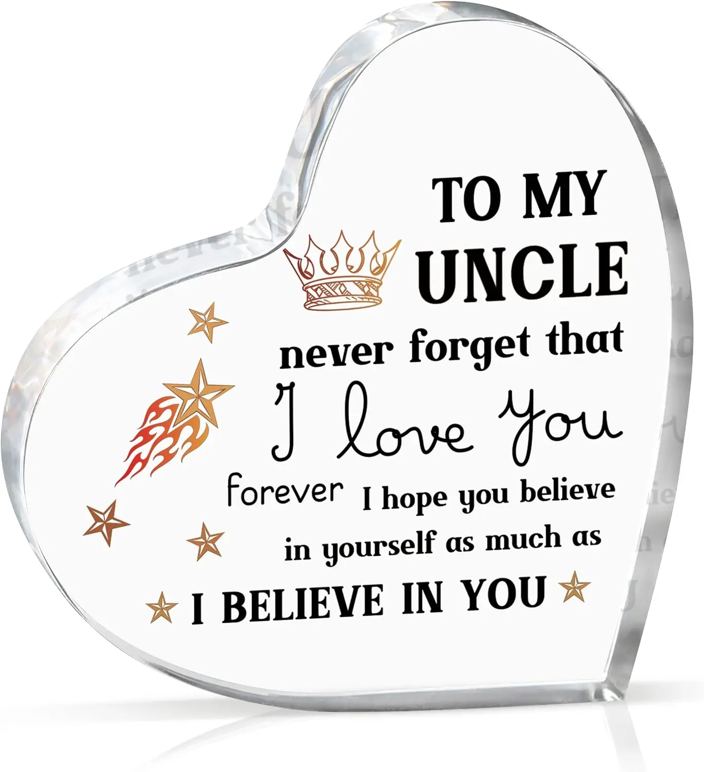 Ein Geschenk für Onkel, ein Vatertag geschenk für den Onkel der Nichte-ermutigende Acryl-Souvenirs Image