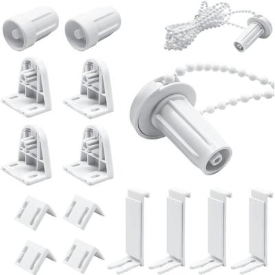Sets 17 mm Rollo-Reparatur-Set aus Kunststoff, kein Bohr-Set erforderlich, weiß Image
