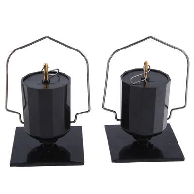 Solar HäNgend Display Motor Rotierend Kleiner Wind Spinner Mehr Zweck Drehbarer Haken 2 StüCke Image