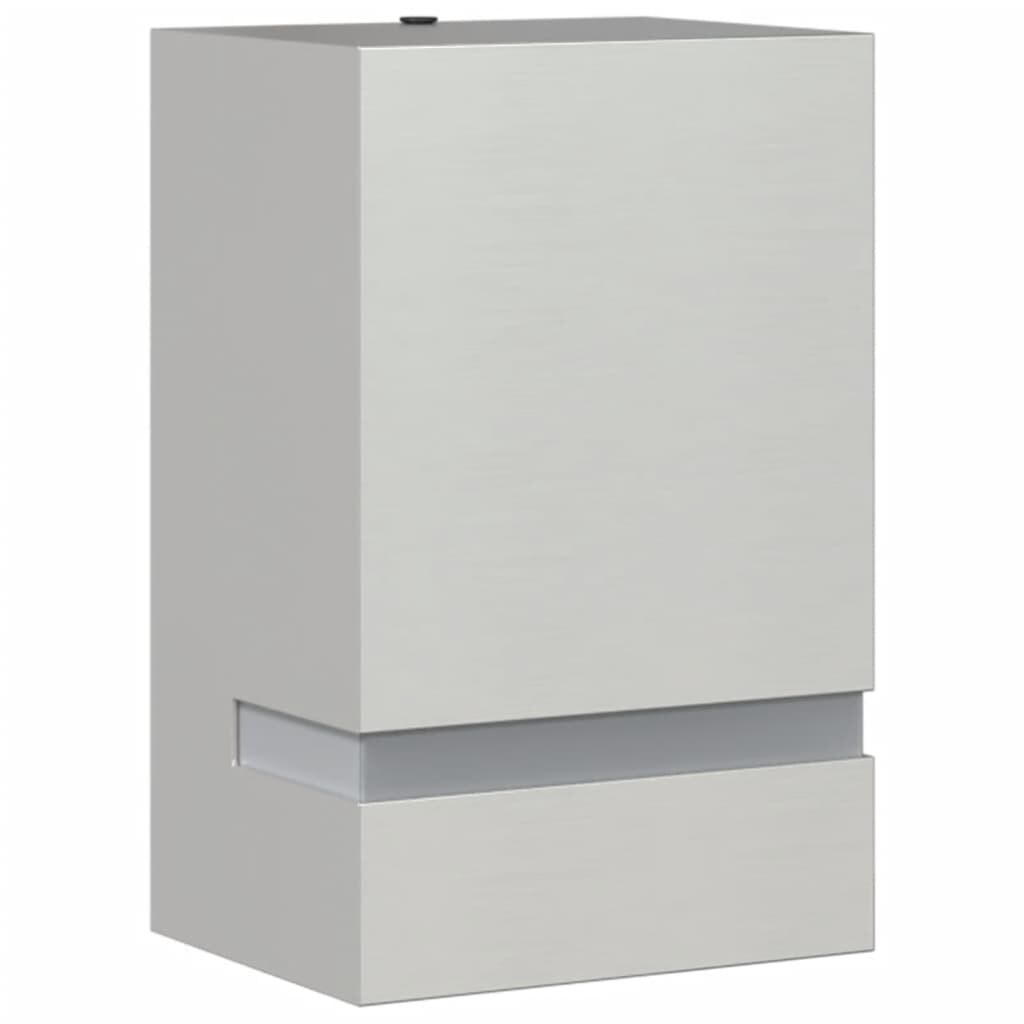 vidaXL Außenwandleuchte Silbern Edelstahl Image