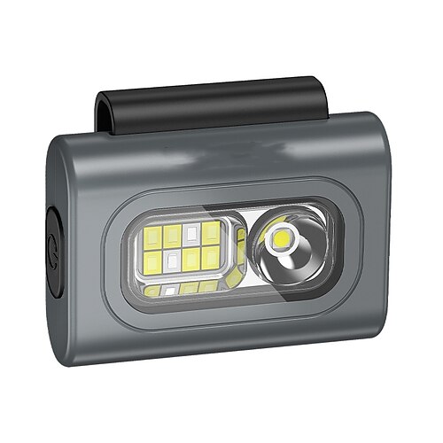 wiederaufladbares LED-Sicherheitslicht – gut sichtbare, magnetische Clip-on-Hut-Taschenlampe zum Laufen und Gehen bei Nacht wandern Image