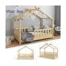 Lit Pour Enfant Vitalispa, Lit Cabane Design 70 X 140, Barrière, Enfants, Bois, Cabane, Lit Cabane