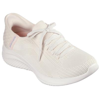 Skechers Ultra Flex 3.0 - Brilliant Textile Damen Natur Sneakers