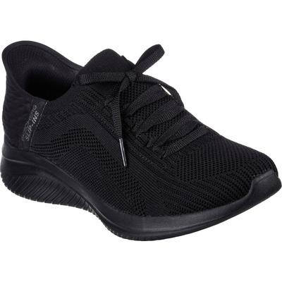 Skechers Ultra Flex 3.0 Brilliant Path Textile Damen-Sneaker In Schwarz