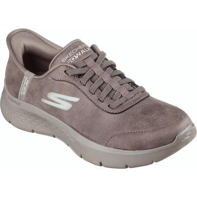 Skechers Go Walk Flex Mali Textil Damen Turnschuhe In Braun