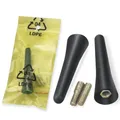 2.6 pollici universale autoradio antenna palo in gomma mini ricevitore corto palo FM AM montaggio sul tetto antenna per auto viti strumento accessorio per auto