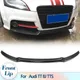 Spoiler per labbro paraurti anteriore per auto in fibra di carbonio per Audi TT 8J 2 porte coupé 2013 2014 TTS convertibile 2008-2013 MK2 Spoiler per labbro anteriore