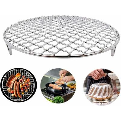 SHINING HOUSE Gitterzubehör für Barbecue/Grill, 18 cm/7,1 Zoll Barbecue-Grillrost, runder Image