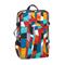 Zaino bagaglio a mano multicolore poliestere 34 x 16 x 50 cm