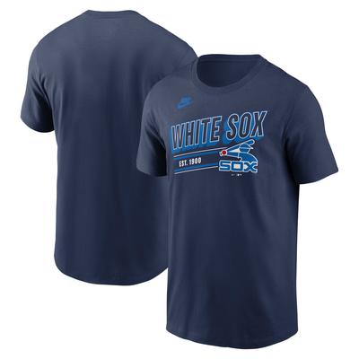 Chicago White Sox Nike Cooperstown Retro Baumwoll-T-Shirt – Herren Image
