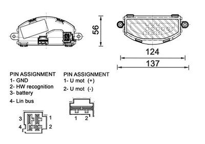 Mahle Regler, Innenraumgebläse [Hersteller-Nr. ABR155000P] für Volvo Image