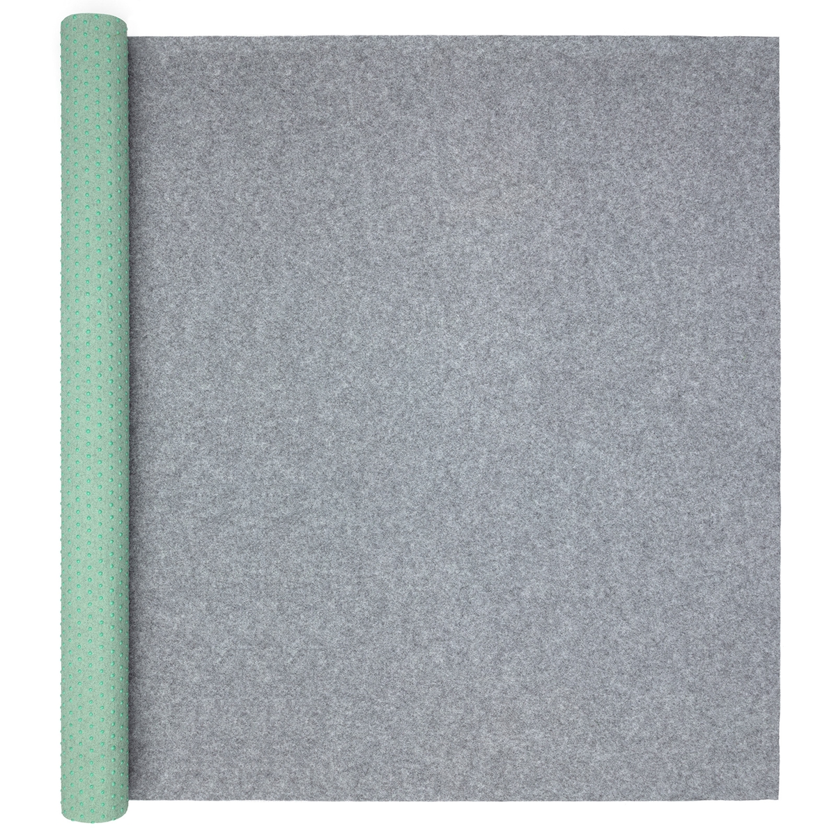 Midori Rasenteppich 200 x 50 cm Grau mit Noppen Kunstrasen Teppich Balkon Terrasse Outdoor Image