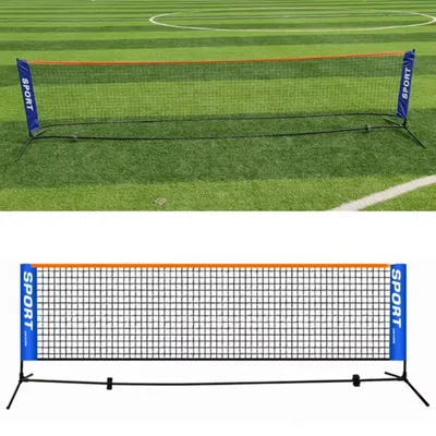 Portable Badminton Tennis Net Sports Net Pickleball Tennis Soccer Training(only net, stand)