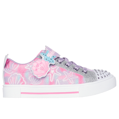 Skechers Girl's Twinkle Toes: Twinkle Sparks - Underwater Magic Sneaker | Size 11.0 | Lavender | Synthetic/Textile