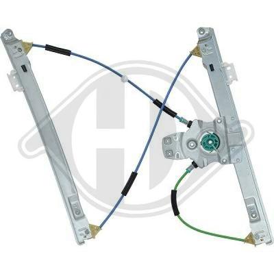 DIEDERICHS Fensterheber vorne links ohne Elektromotor für CITROËN 9221-FY 9221FY 9221EQ 4062121