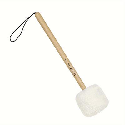 TEMU Irin An-18a Professional Sound Relax Mallet With Lamb's Wool Head And Handle - Enhances Vibrant, Deep Tones For Brain