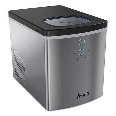 Avanti Products IM1213SIS Portable/Countertop Ice Maker, 25 lb, Stainless Steel