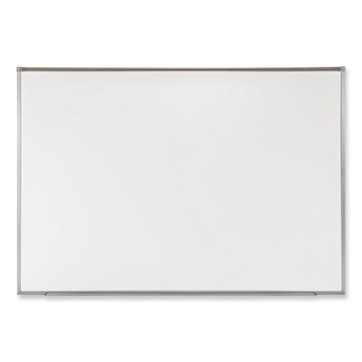 Ghent MFG PRM1-46-4 Proma Magnetic Porcelain Projection Whiteboard w/Satin Aluminum Frame, 72.5 x 48.5, White Surface