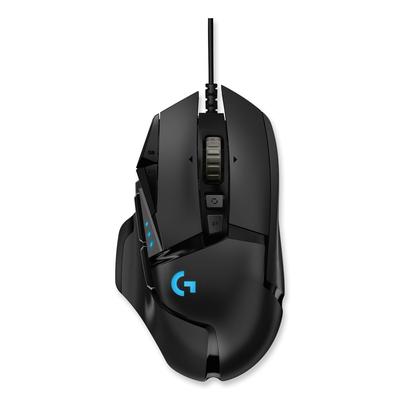 Logitech 910005565 G502 LIGHTSPEED Wireless Gaming Mouse, 2.4 GHz Frequency/33 ft Wireless Range, Right Hand Use, Black