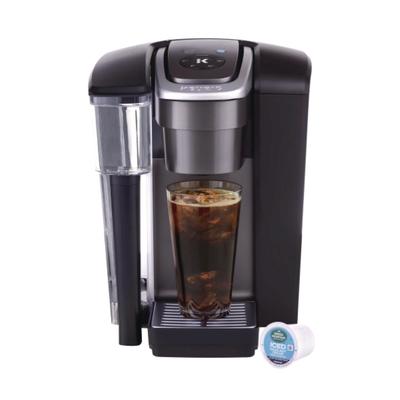 Keurig K1550 Single-Serve K-Cup Brewing System, with Brew Over Ice, Black (GMT0307)