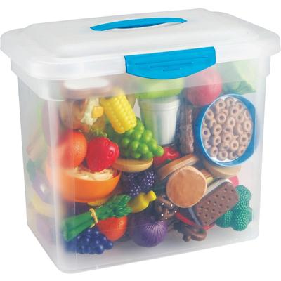 Learning Resources LER9723 Play Food Set,w/Tote,12-1/8