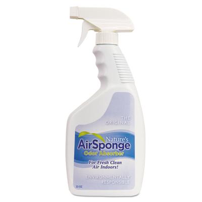 Nature's Air 10132CT Sponge Odor Absorber Spray, Fragrance Free, 22 oz Spray Bottle, 12/Carton - Case of 12 DEL10132CT