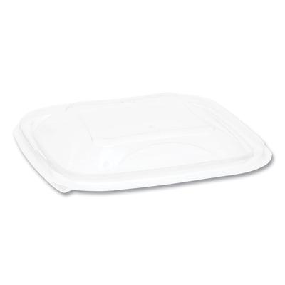 Pactiv YSACLD05 EarthChoice PET Container Lids, For 8/12/16 oz Container Bases, 5.5 x 5.5 x 0.38, Clear, 504/Carton - Case of 504