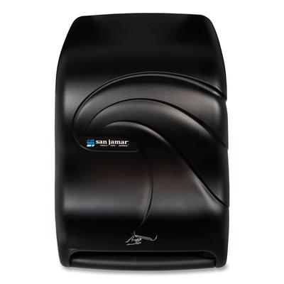 San Jamar SAN T1490TBK Smart System with iQ Sensor Towel Dispenser, 11 3/4x9 1/4x16 1/2, Black Pearl