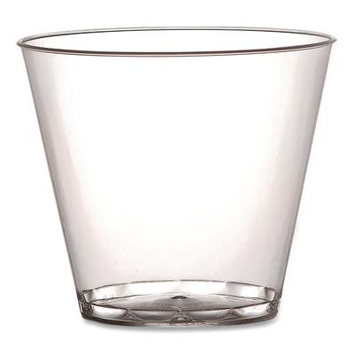 Savvi Serve Plastic Tumblers, Squat, 5 oz, Clear, 20 Bag, 25 Bags/Carton (SVV405)