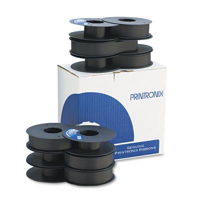 Printronix 107675007 Text Ribbon, Black - Box of 6